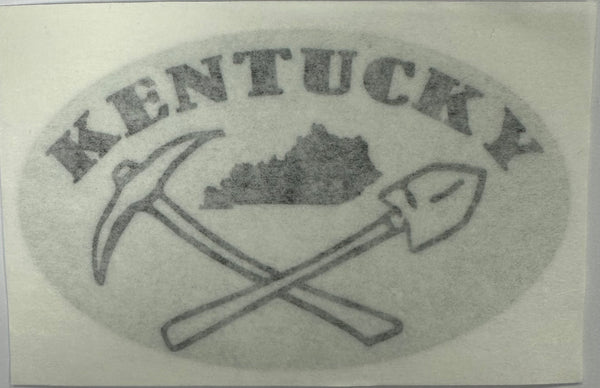 Decal-Kentucky w/Pickaxe & Shovel