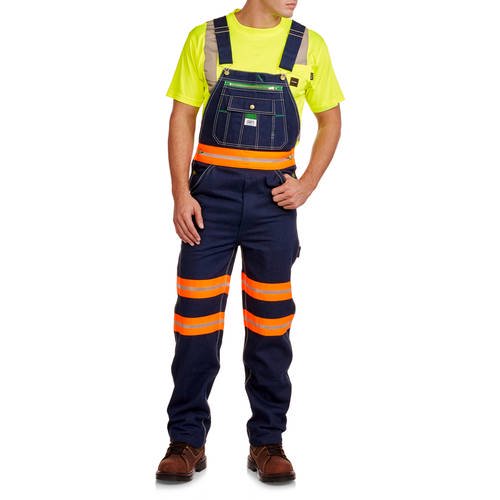 Low Pro Enhanced Visibility Reflective Bibs, Orange