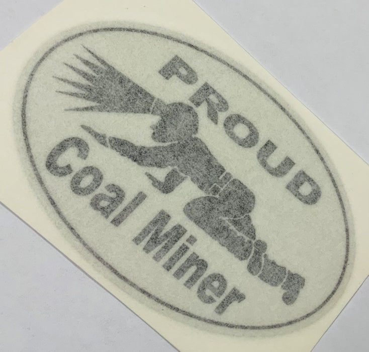 Decal-Proud Coal Miner