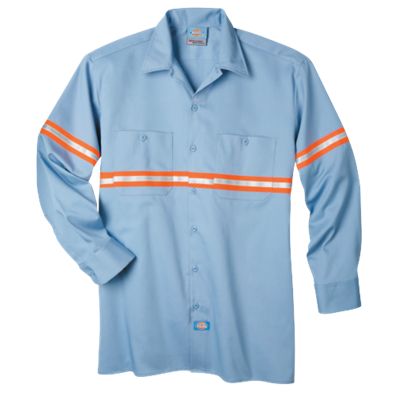Dickies VL101 Enhanced Visibility Long Sleeve Work Shirt (MED)