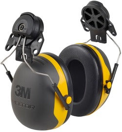3M PELTOR™ Black And Yellow Helmet Mount Helmet Attachment Earmuffs-X2P3E