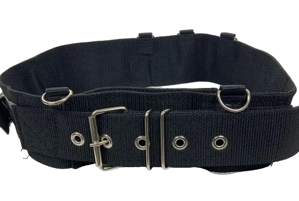 3" Black Reflective Utility Mine Belt