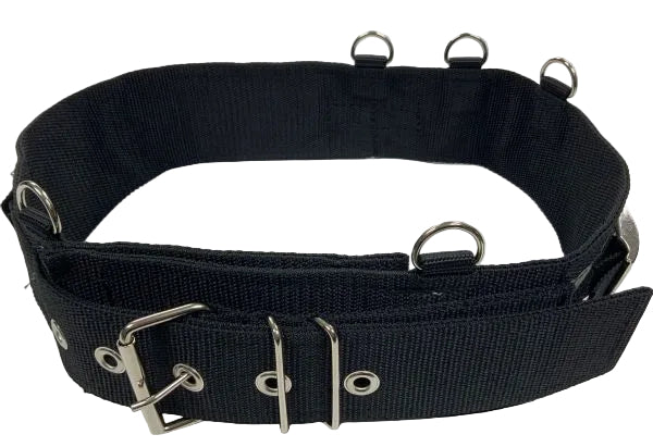 3" Black Reflective Utility Mine Belt
