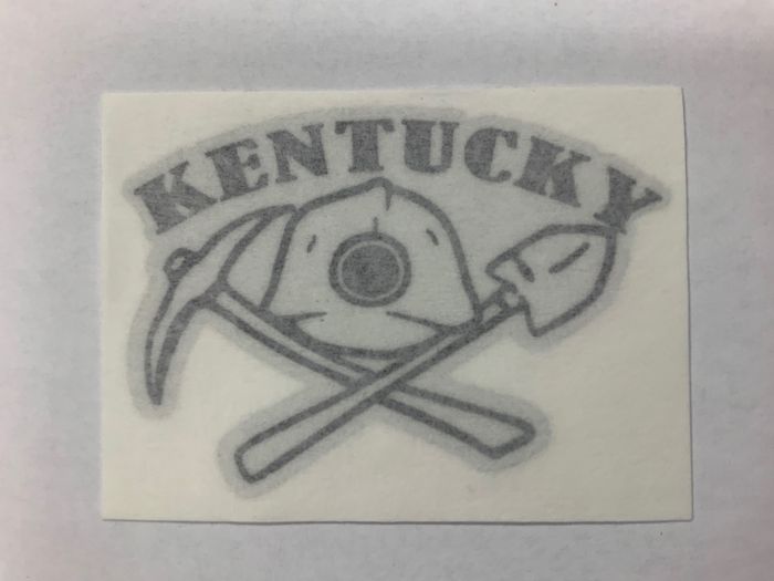 Decal-Kentucky w/Pickaxe & Shovel