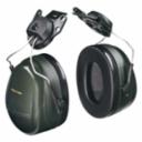 3M PELTOR™ Optime™ 101 Earmuff, 24 dB NRR, Dark Green, Cap Mount-247-H7P3E