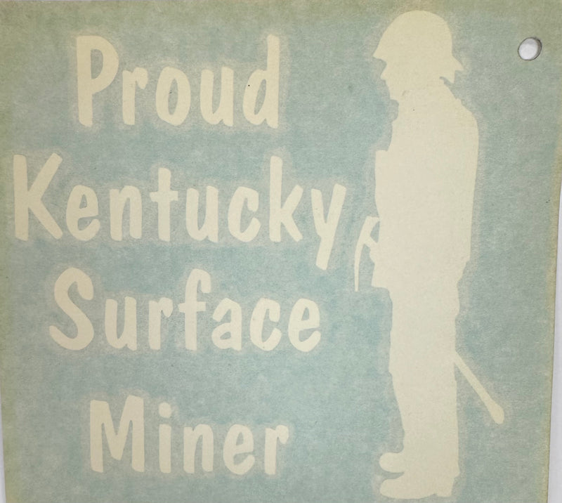Decal-Proud Kentucky Surface Miner