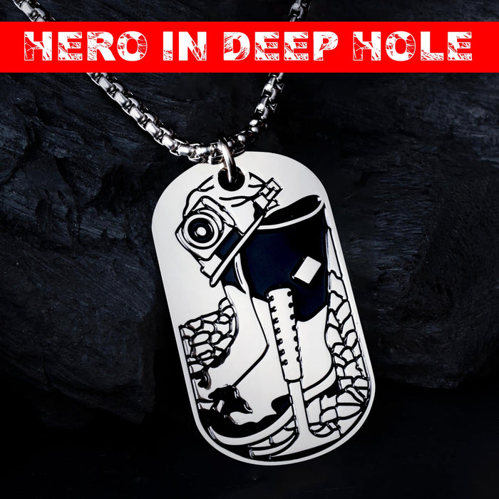 Wisdom Dog Tag Necklace