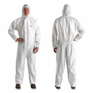 3M Disposable Protective Coverall 4510 Series, White, Medium