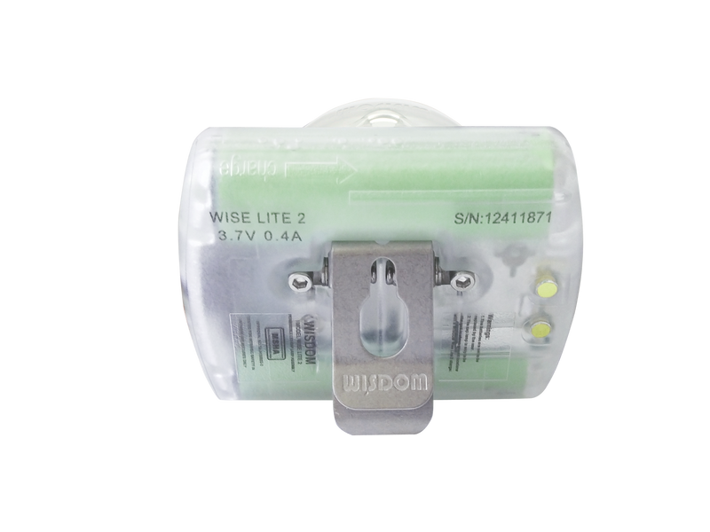 Wisdom Wise Lite 2 Cordless Cap Lamp w/USB Charging Cable **MSHA Approved**