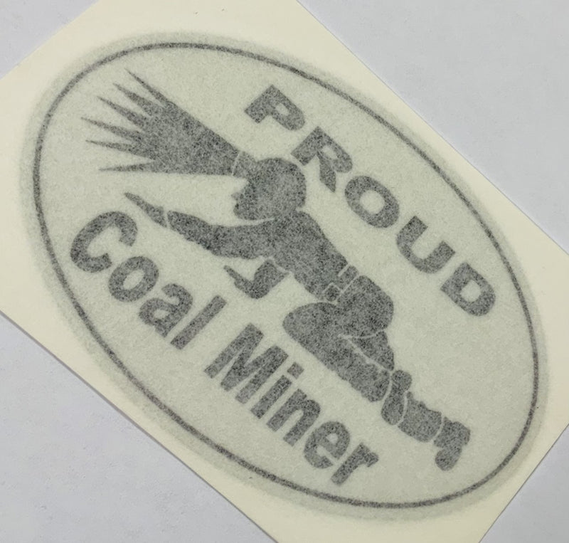 Decal-Proud Coal Miner