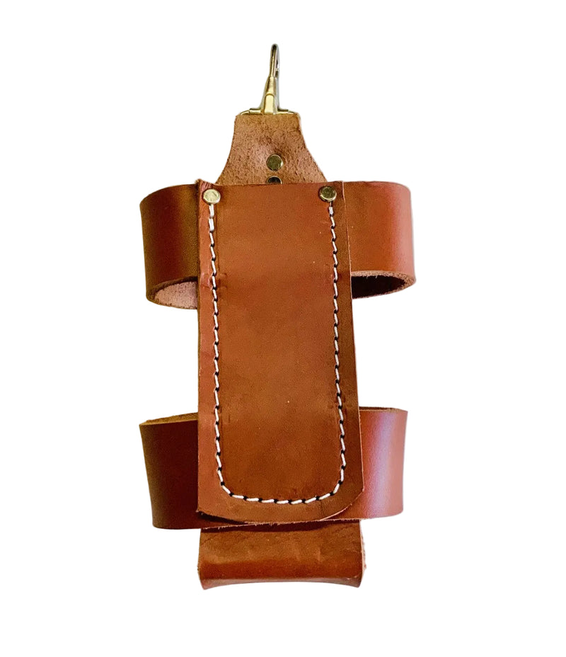 LEATHER PAINT CAN HOLDER