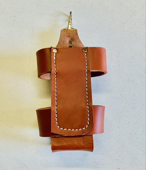 LEATHER PAINT CAN HOLDER