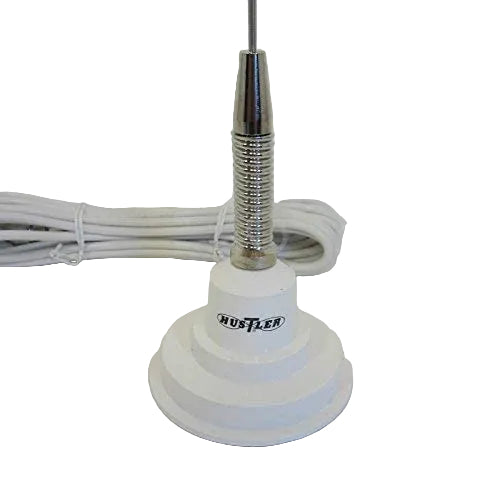 HUSTLER 1C100SW MAGNETIC MOBILE ANTENNA KIT (WHITE)